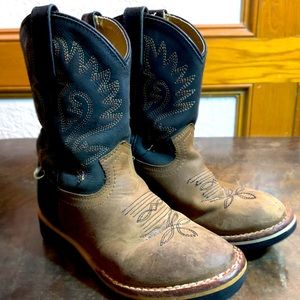 Justin junior boys children’s boots size 13 D